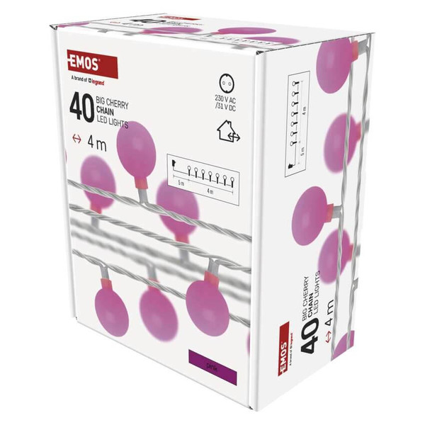 Emos LED Lichterkette 3,6W IP44 D5AP01