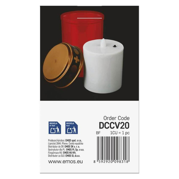 Emos LED Dekoleuchte 0,02W warmweiss Bewegungsmelder IP44 DCCV20