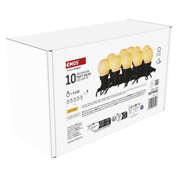 Emos LED Dekoleuchte 5W warmweiss IP44 DCPW01