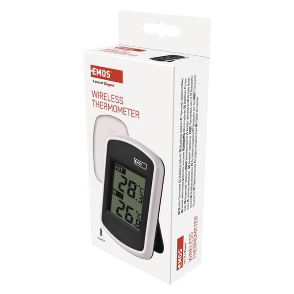 Emos Digitales Thermometer mit Funk-Sensor bis 100m E0042