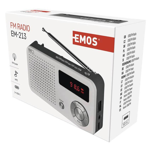 Emos Radio MP3 USB-C FM EM-213 E0086