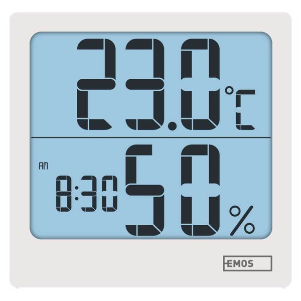 Emos Digitales Thermometer mit Hygrometer und Wecker E0114N