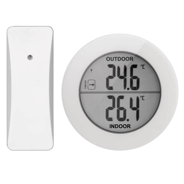 Emos Digitales Thermometer mit Funk-Sensor bis 80m E0129