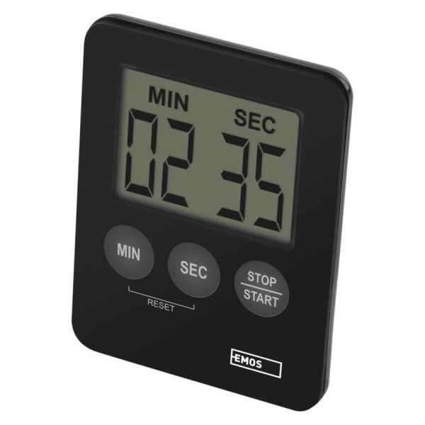 Emos Küchentimer digital mit Stoppuhr Magnethalterung E0202