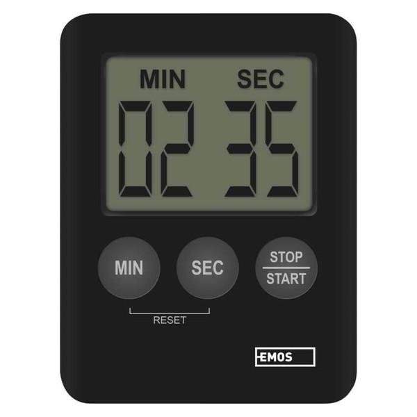 Emos Küchentimer digital mit Stoppuhr Magnethalterung E0202
