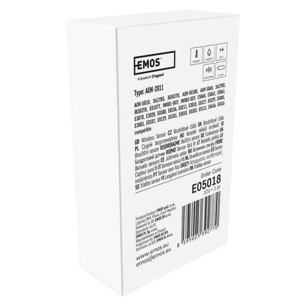 Emos Funksensor für AOK-5018B u.a. 433MHz 25m E05018