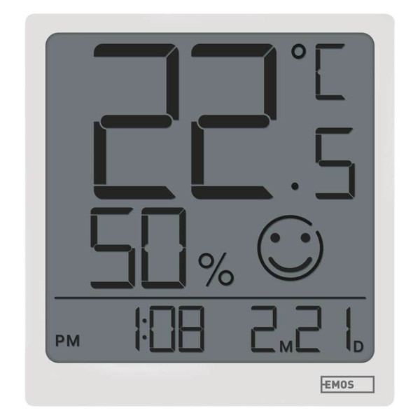 Emos Digitales Thermometer mit Hygrometer und Datum E0522