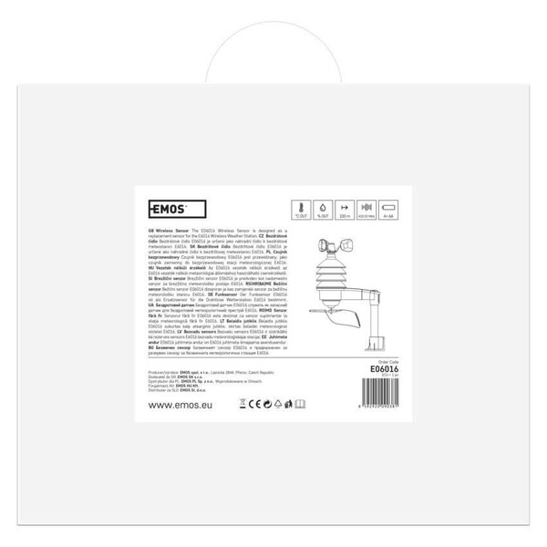 Emos Funksensor Windmesser für E6016 433MHz 100m E06016