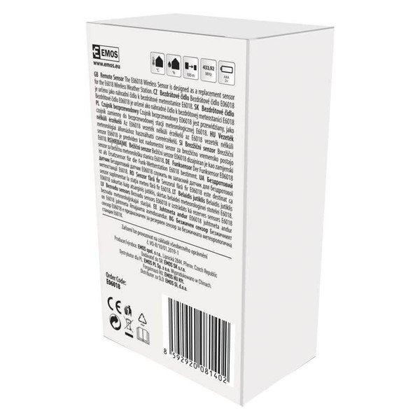 Emos Funksensor für E6018 E6016 433MHz 100m E06018