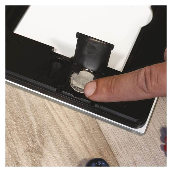 Emos Küchenwaage 5kg 1g gehärtetes Glas Weiß EV014