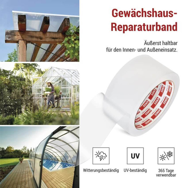 Emos Reparaturband für Polycarbonat Glas 50mm 25m F6200