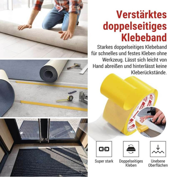 Emos Doppelseitiges Klebeband DUCT 50mm 10m Transparent F6302