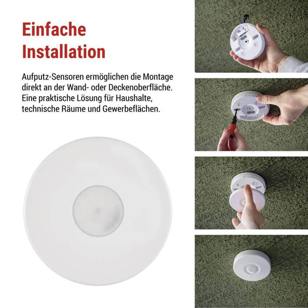 Emos Bewegungsmelder PIR 4m IP65 2000W Weiß GS11A51