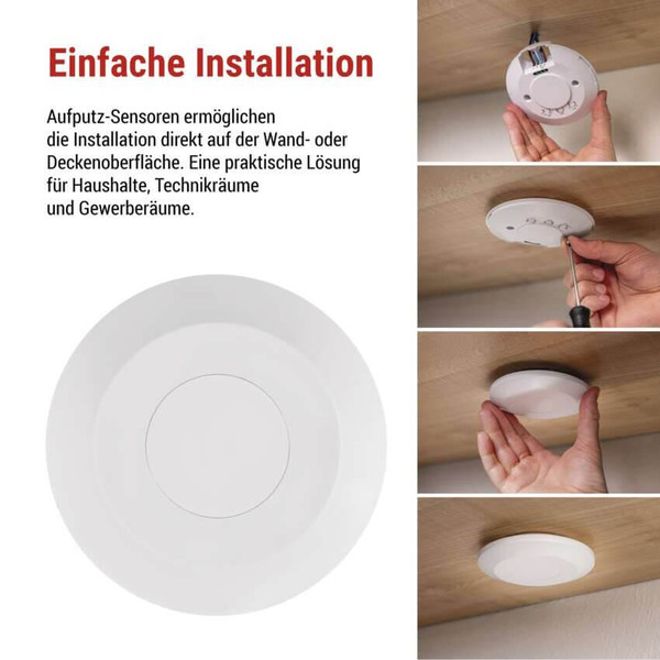 Emos Bewegungsmelder Präsenzmelder 24GHz 3m 2000W Weiß GS31111
