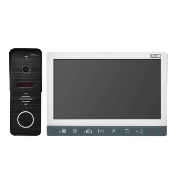 Emos Video-Türsprechanlage Set EM-10AHD 7 Zoll mit Kamerabeleuchtung H3010