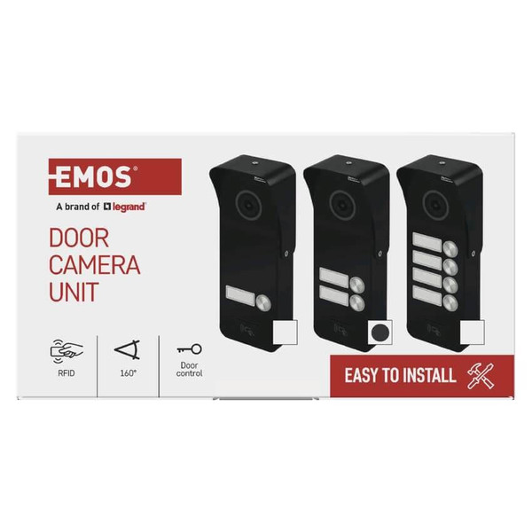 Emos Türkameraeinheit EM-10AHD RF-2 2 Tasten IP44 H3017