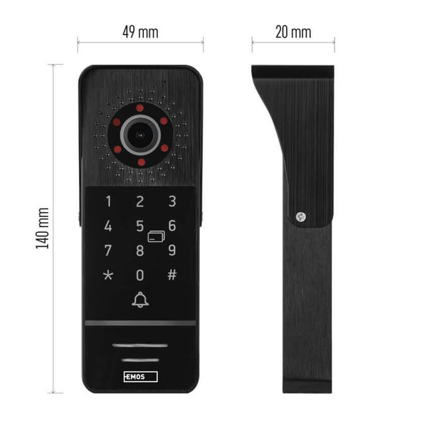 Emos Türkameraeinheit EM-10AHD KEY-1 1 Taste IP65 H3019