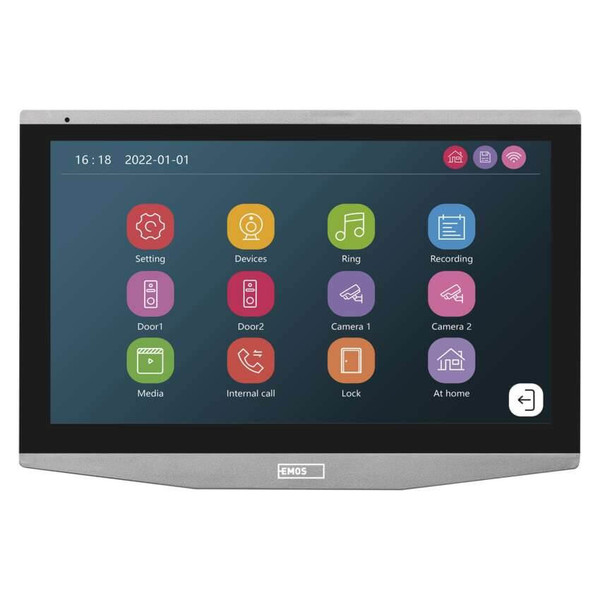 Emos Innenstation Monitor GoSmart IP-750B 7 Zoll IPS für IP-750A H4021