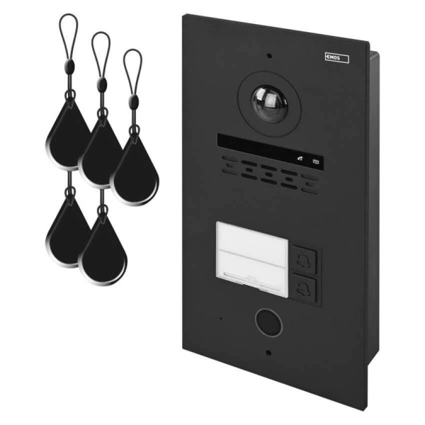 Emos Türkameraeinheit für IP-880 2 Tasten 2MP IP44 H4083