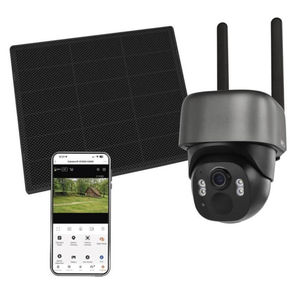 Emos IP-Kamera GoSmart IP-6100G HAWK 4G LTE Solarpanel H4168
