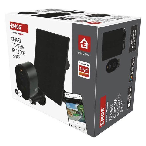 Emos IP-Kamera GoSmart IP-1150G SNAP Solarpanel Akku H4173