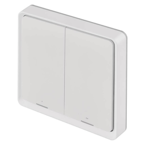Emos GoSmart Portabler Szenenschalter IP-2002ZW ZigBee 3.0 2 Tasten Weiß H5012