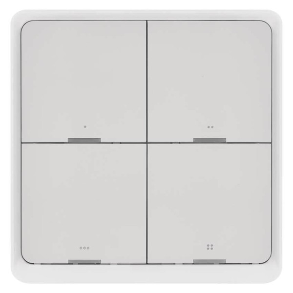 Emos GoSmart Portabler Szenenschalter IP-2004ZW ZigBee 3.0 4 Tasten Weiß H5013
