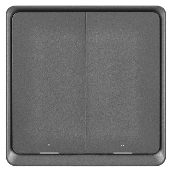 Emos GoSmart Portabler Szenenschalter IP-2002ZB ZigBee 3.0 2 Tasten Schwarz H5015