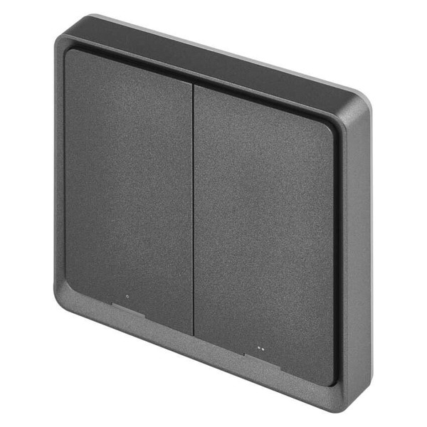 Emos GoSmart Portabler Szenenschalter IP-2002ZB ZigBee 3.0 2 Tasten Schwarz H5015
