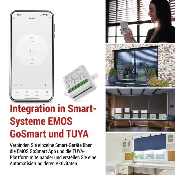 Emos GoSmart Motormodul IP-2121CZ ZigBee 1-Kanal H5109