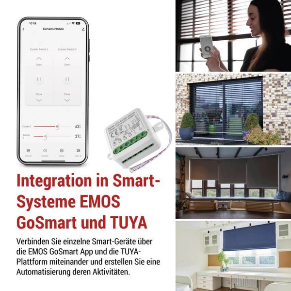 Emos GoSmart Motormodul IP-2122CZ ZigBee 2-Kanal H5110