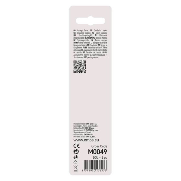 Emos Spannungsprüfer VT-121 kontaktlos optisch 12-230V M0049