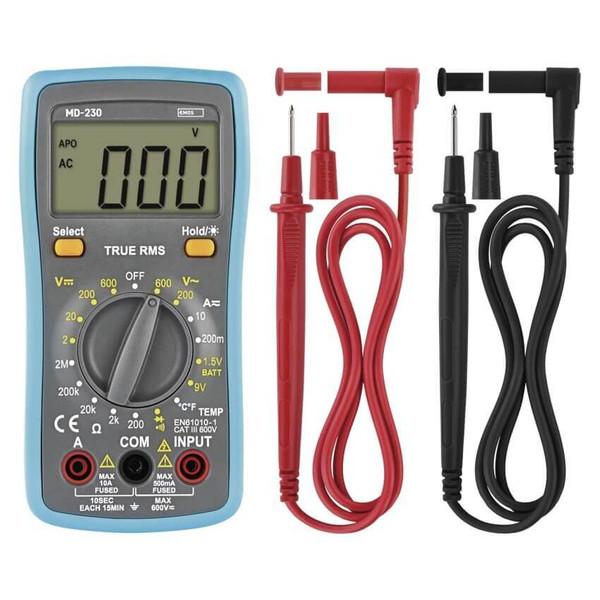 Emos Multimeter 600V 10A MD-230 mit Temperaturmessung M0230N