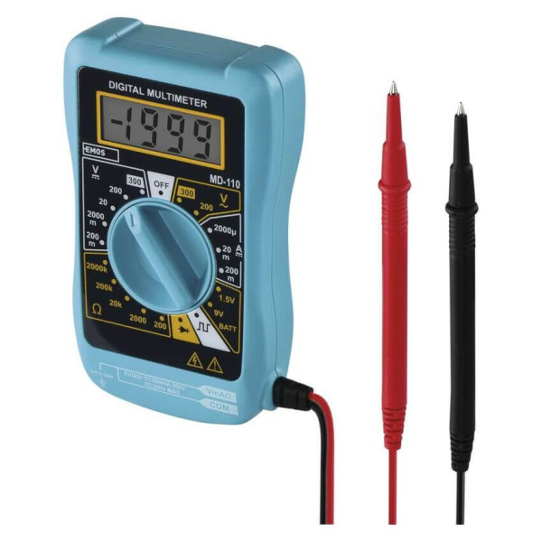 Emos Multimeter MD-110 300V 200mA mit Batterietest M0320