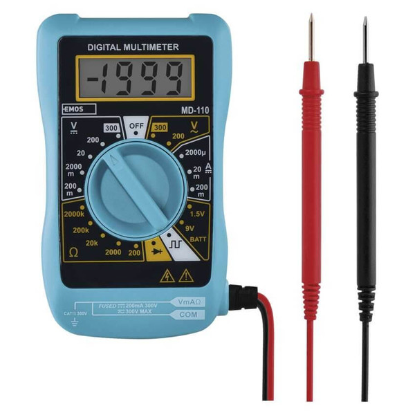 Emos Multimeter MD-110 300V 200mA mit Batterietest M0320