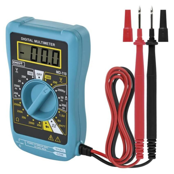 Emos Multimeter 300V 200mA MD-110 mit Batterietest M0320N