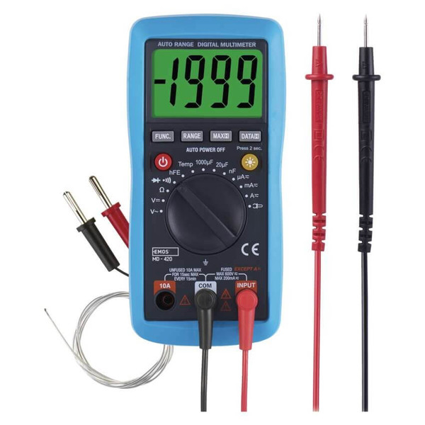 Emos Multimeter MD-420 300V 10A mit Zangenfunktion M0420