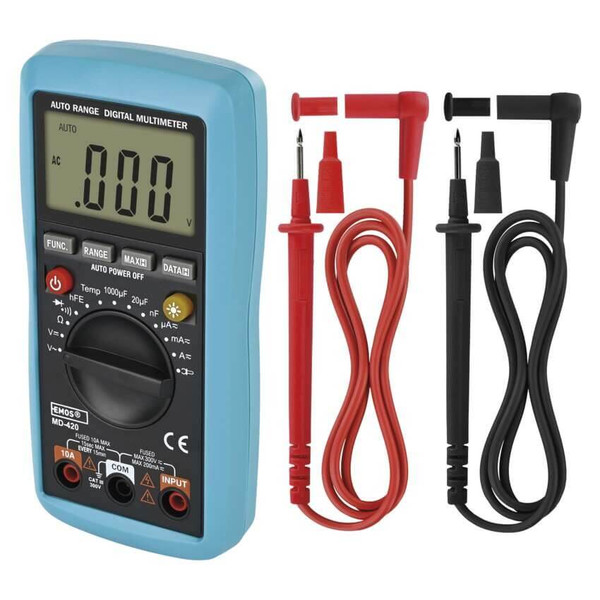 Emos Multimeter 300V 10A MD-420 mit Zangenfunktion M0420N