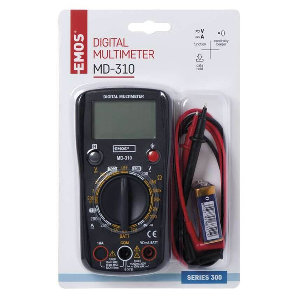 Emos Multimeter MD-310 300V 10A ohne Temperaturmessung M3620