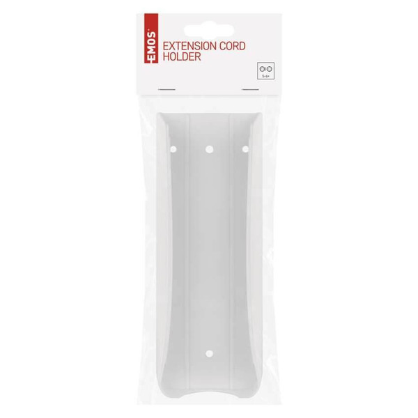 Emos Steckdosenadapter Halterung für 5-6 Steckdosen Weiß P0004C