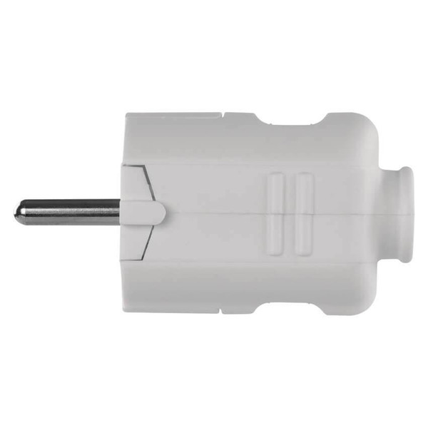 Emos Steckdosenadapter Stecker gerade 16A Weiß P0034