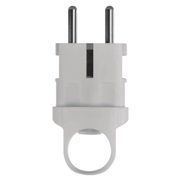 Emos Steckdosenadapter Stecker gerade 16A Weiß P0038
