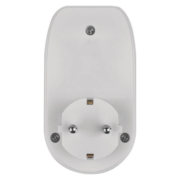 Emos Steckdosenadapter 1-fach mit 2xUSB Weiß P0072