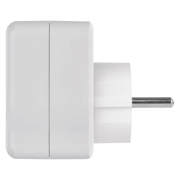 Emos Steckdosenadapter 1-fach USB-A+USB-C Weiß P0075