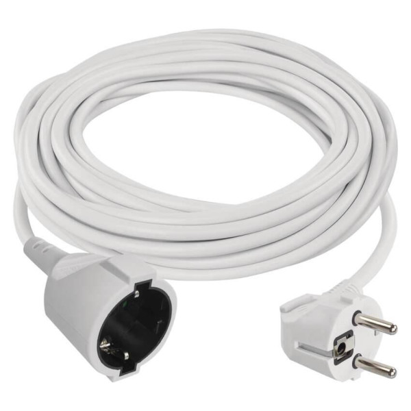 Emos Verlängerungskabel 10m 1,5mm² Weiß PVC P0120R