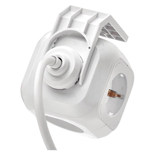 Emos Steckdosenleiste Würfel 4-fach 2xUSB 1,9m Weiß P04219GU