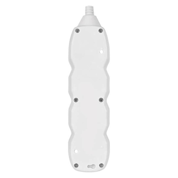 Emos Steckdosenleiste 4-fach 5m Weiß PVC P0425R