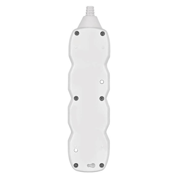Emos Steckdosenleiste 3-fach mit Schalter 1,5m Weiß PVC P1321R