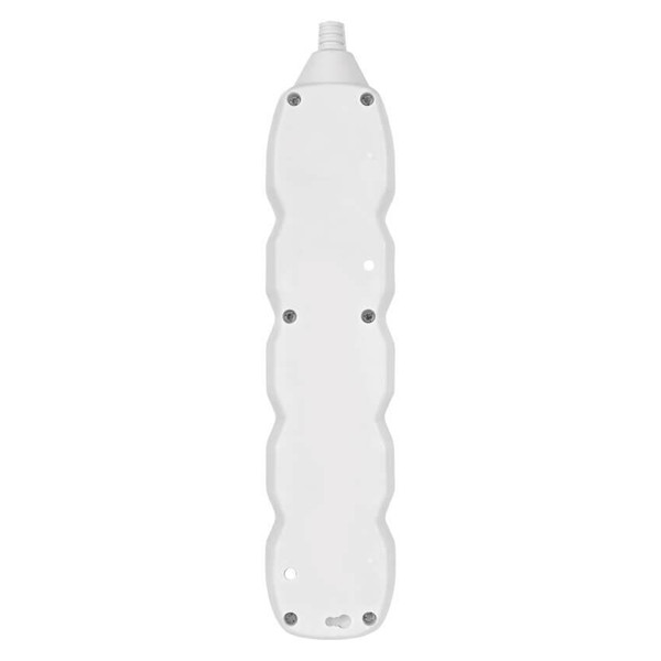 Emos Steckdosenleiste 4-fach mit Schalter 3m Weiß PVC P1423R