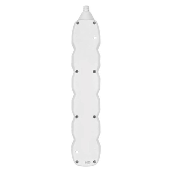 Emos Steckdosenleiste 5-fach mit Schalter 1,5m Weiß PVC P1521R